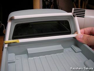タミヤ ハイラックス・ハイリフト製作記 ～ 荷台の鳥居の製作 ～ 大きさの検討